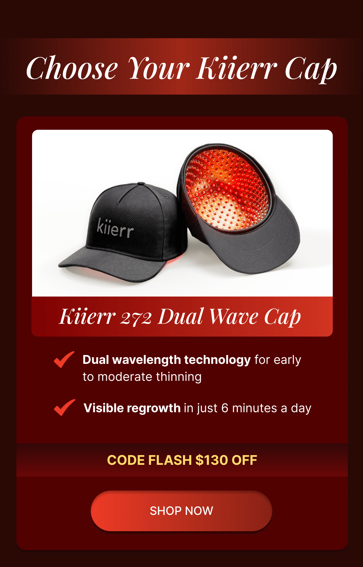 272 Dual Wave Cap