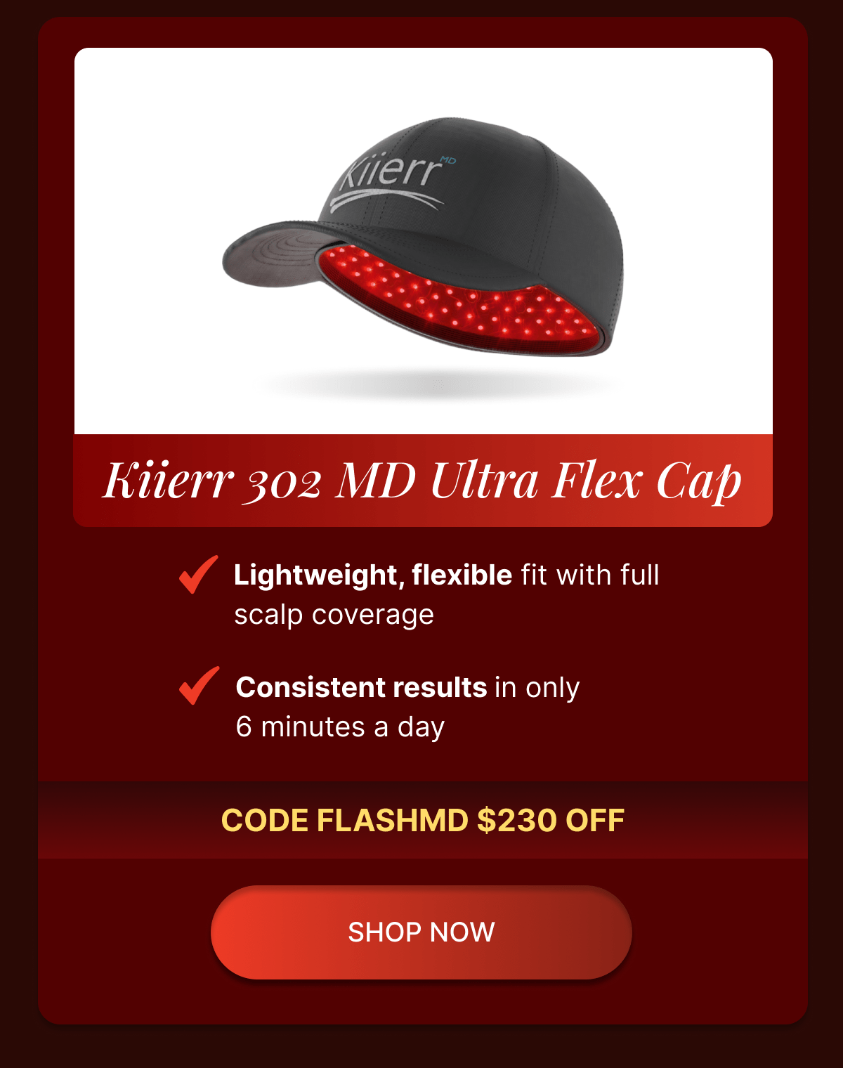 302 MD Ultra Flex Cap