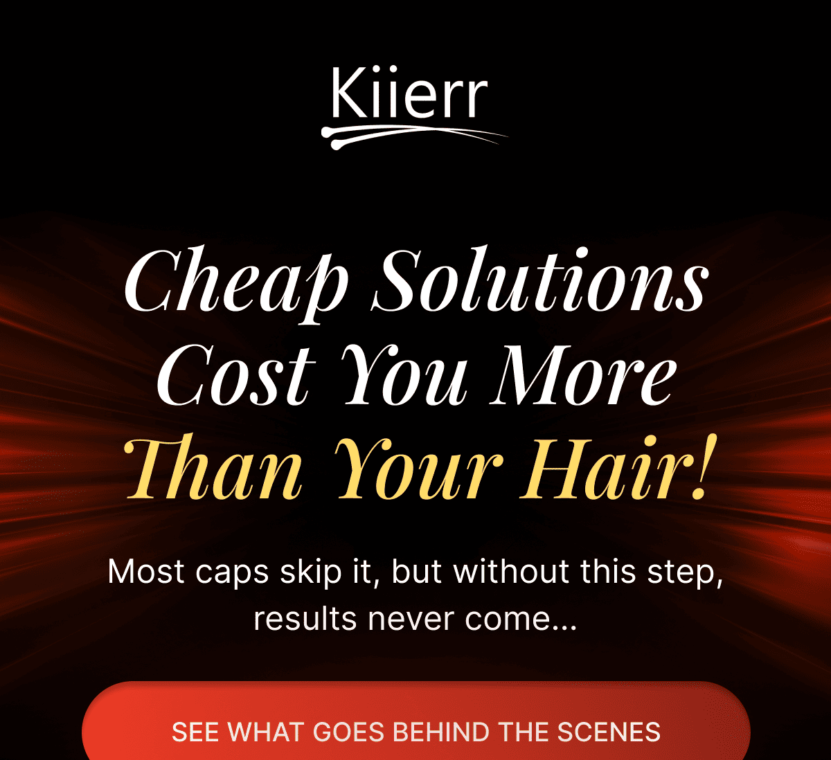 Cheap Solutions Cost You More Than Your Hair