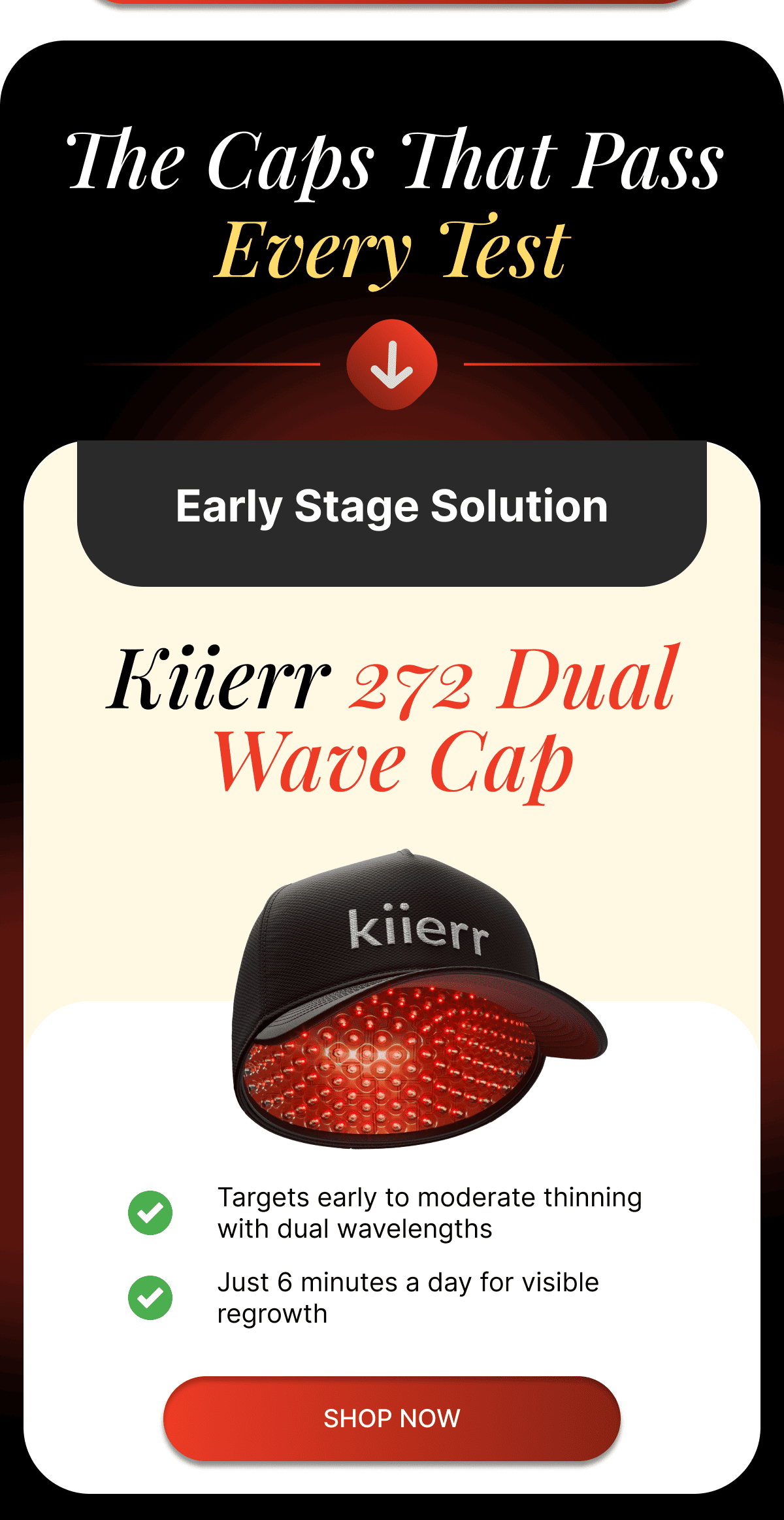 272 Dual Wave Cap