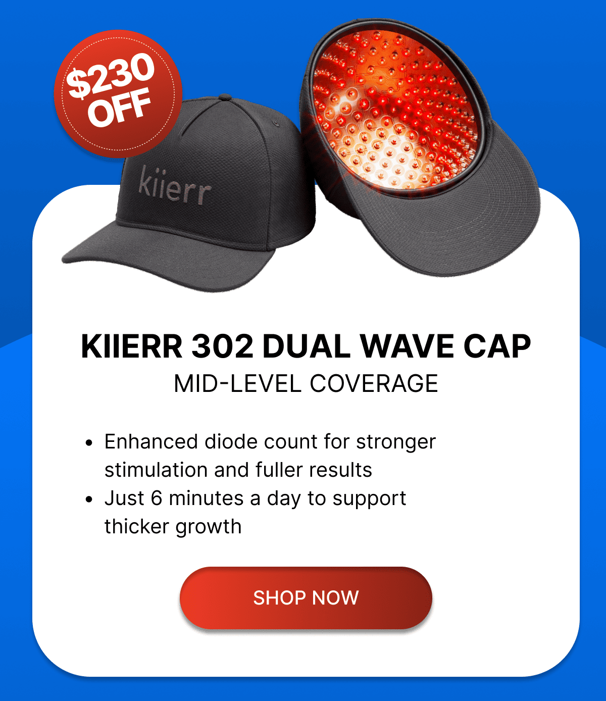 302 Dual Wave Cap