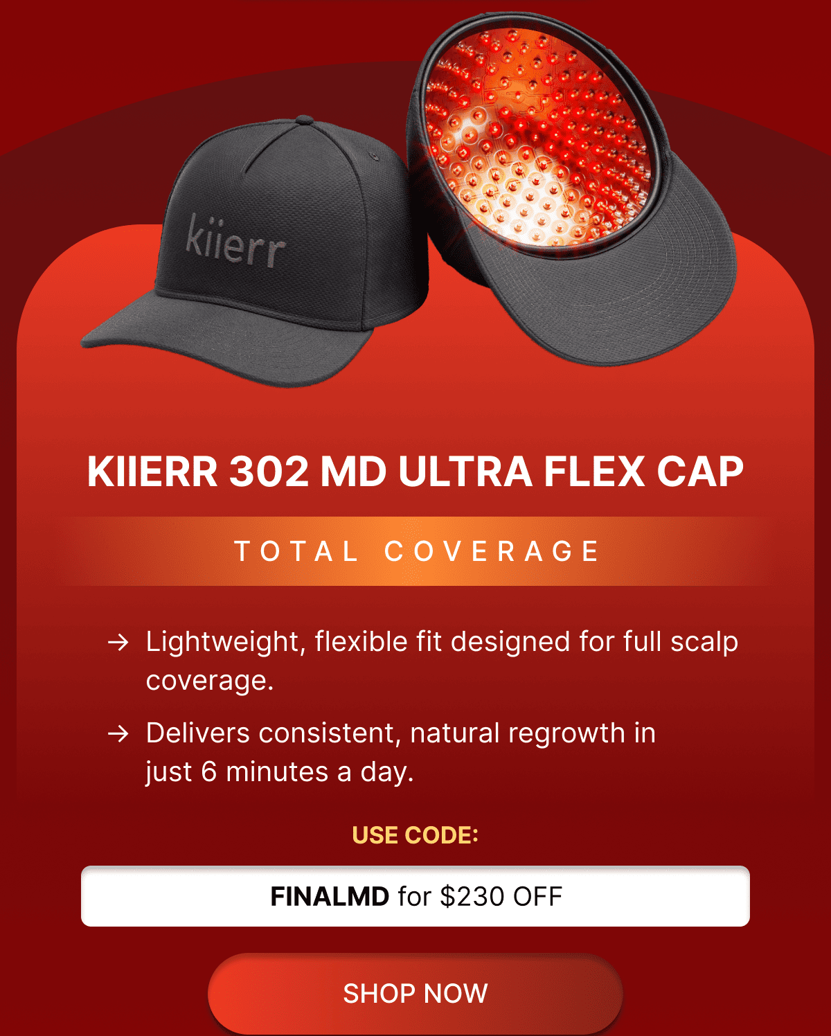 302 Dual Wave Cap