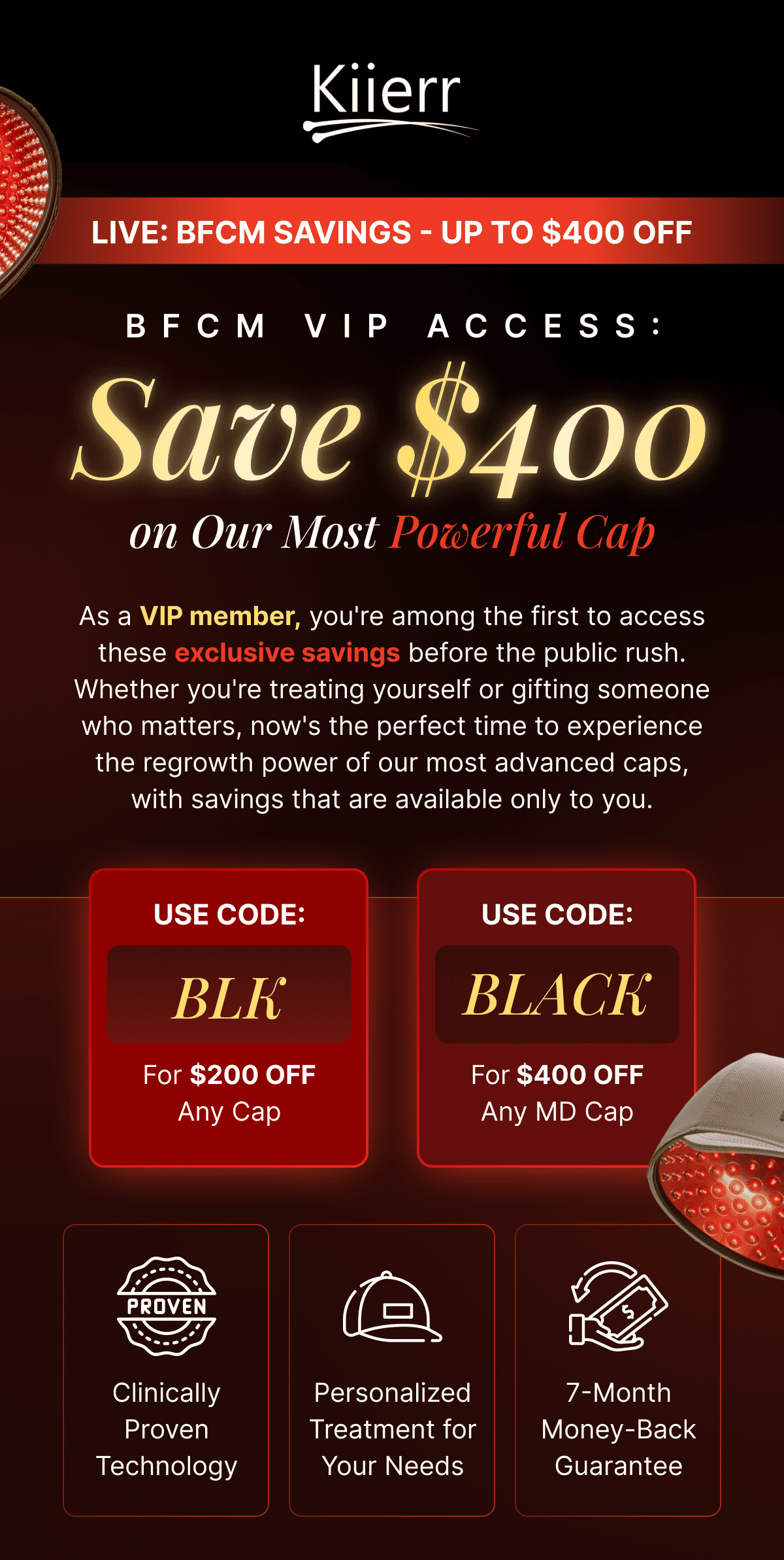 LIVE: BFCM Savings - Up To $400 OFF