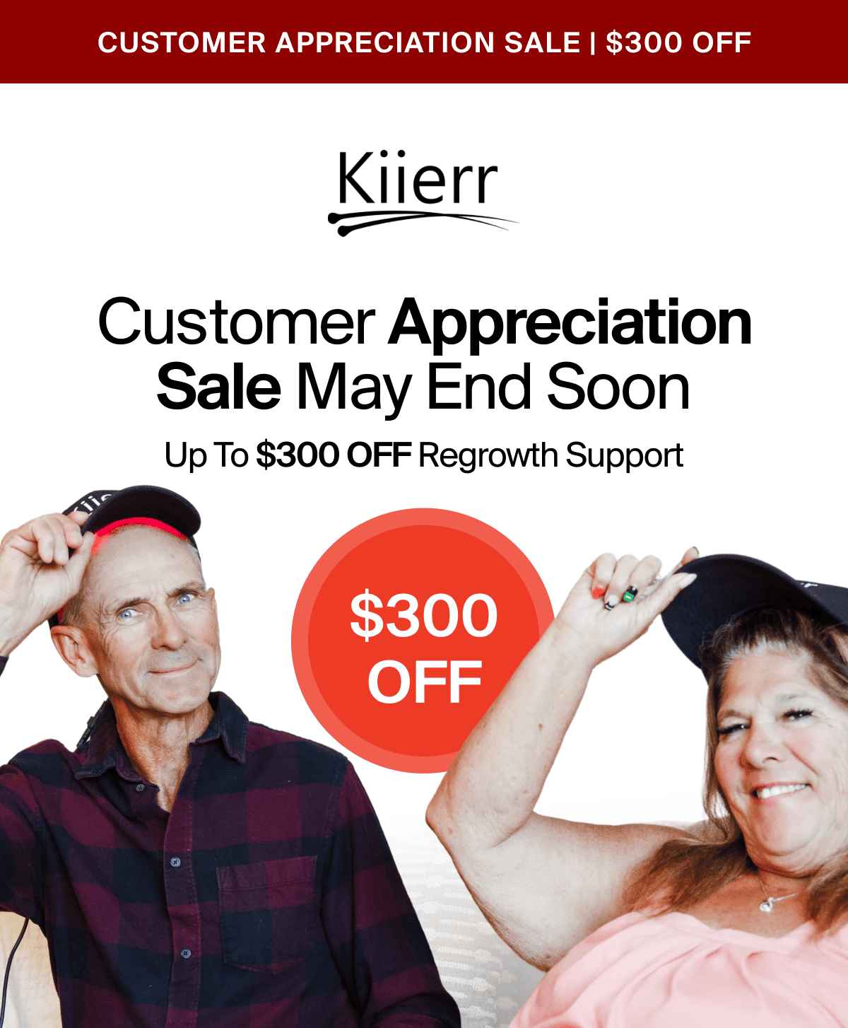 Customer Appreciation Sale May End Soon