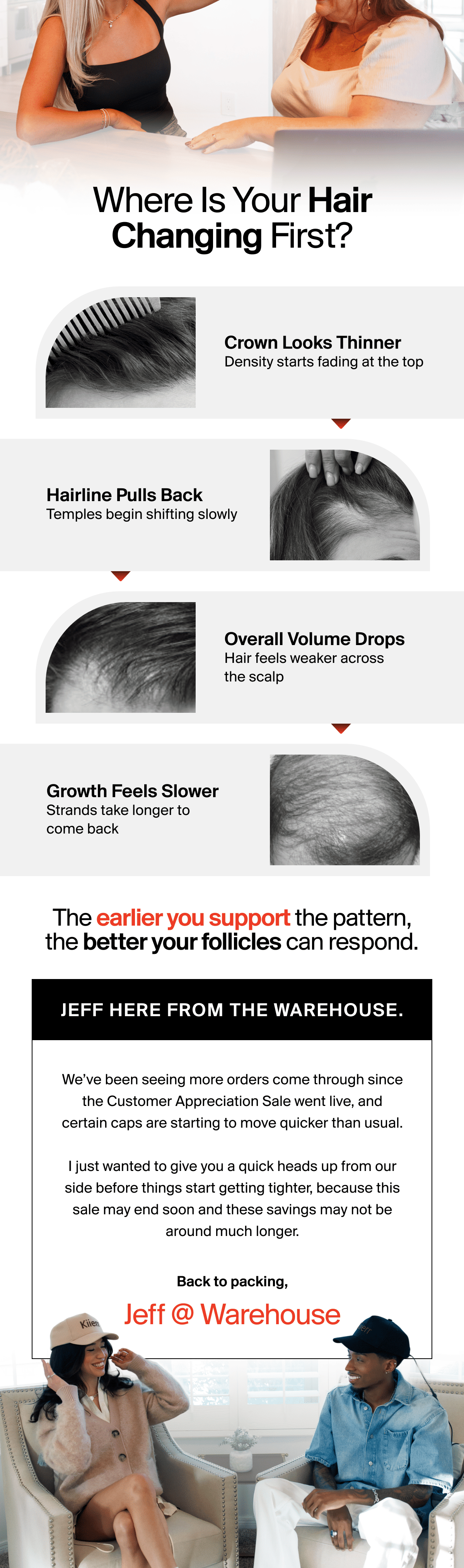 Where Is Your Hair Changing First?
