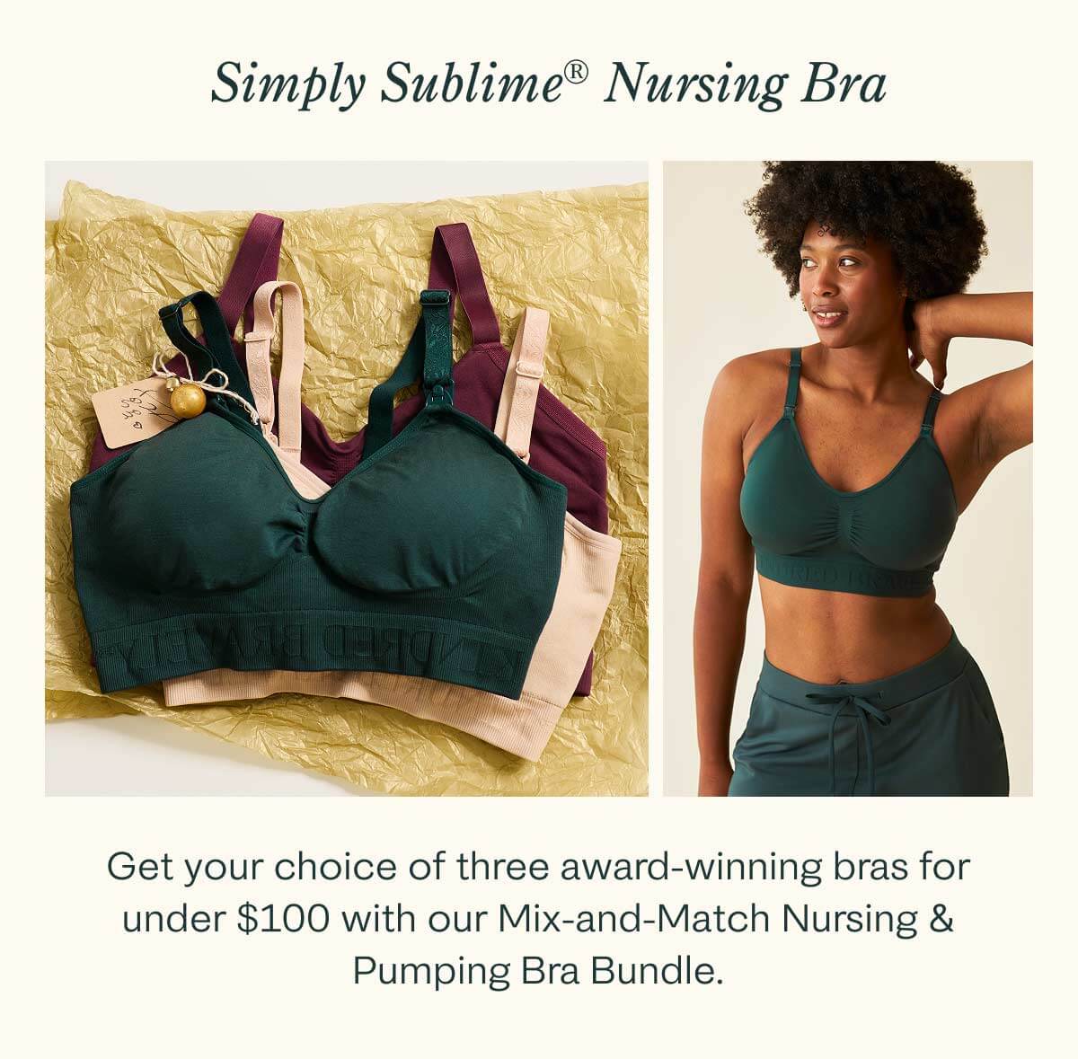 The Mix-and-Match Nursing & Pumping Bra Bundle