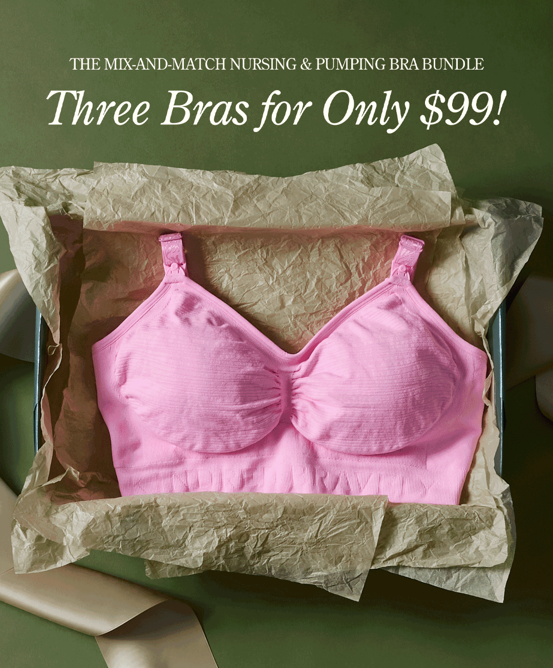 Three Bras for Only $99!
