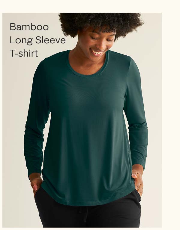 Bamboo Maternity & Nursing Long Sleeve T-shirt