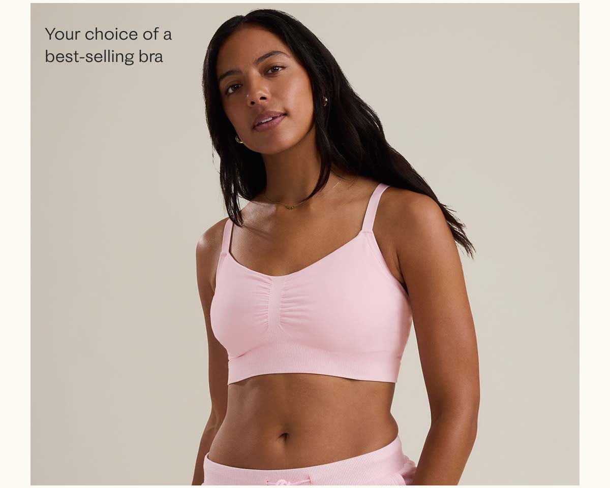 Sublime® Bamboo Hands-Free Pumping Lounge & Sleep Bra