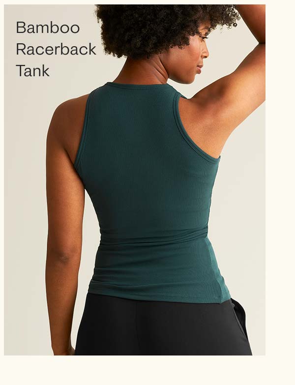 Ribbed Bamboo Racerback Nursing Tank