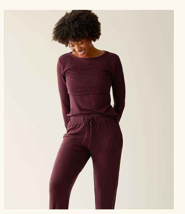 CozyKnit Nursing Pajama & Lounge Set