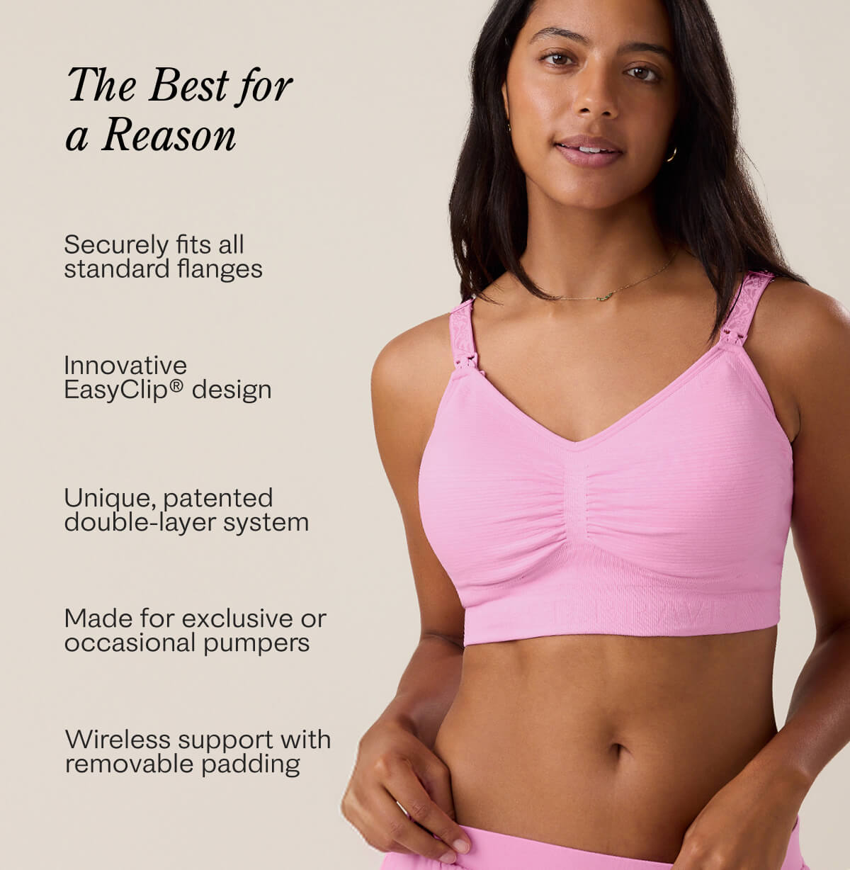 You'll love the wireless support, removable padding, and patented double-layer system