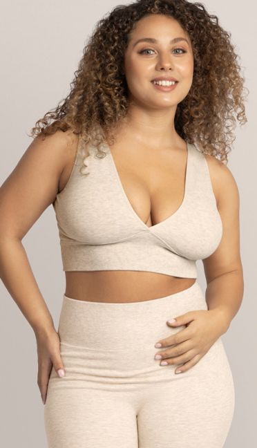Sublime® Bamboo Maternity & Nursing Plunge Bra