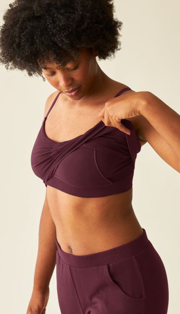 Sublime® Bamboo Hands-Free Pumping Lounge & Sleep Bra