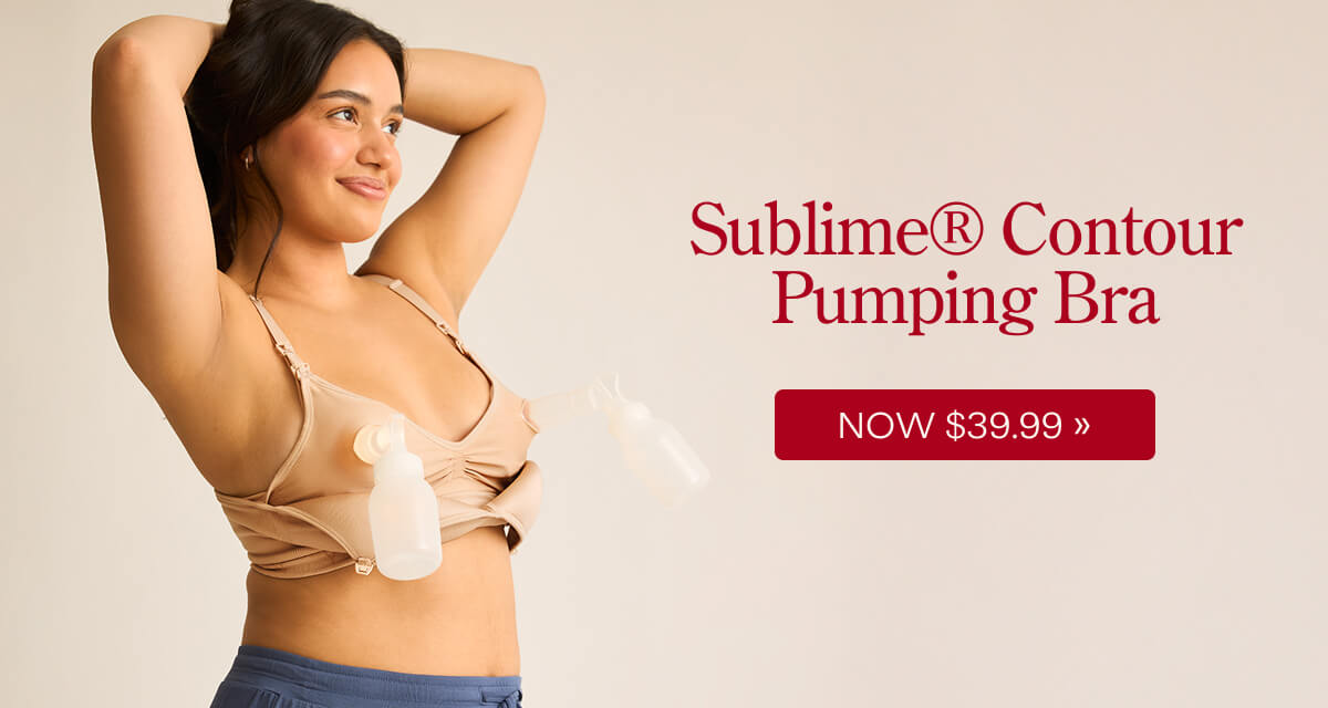Signature Sublime® Contour Hands-Free Pumping & Nursing Bra