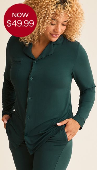 Clea Bamboo Long Sleeve Pajama Set
