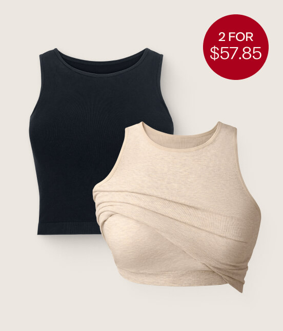 Sublime® Pumping Longline Bra Two-Pack