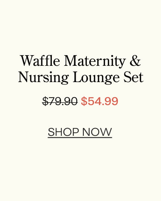Waffle Maternity & Nursing Lounge Set