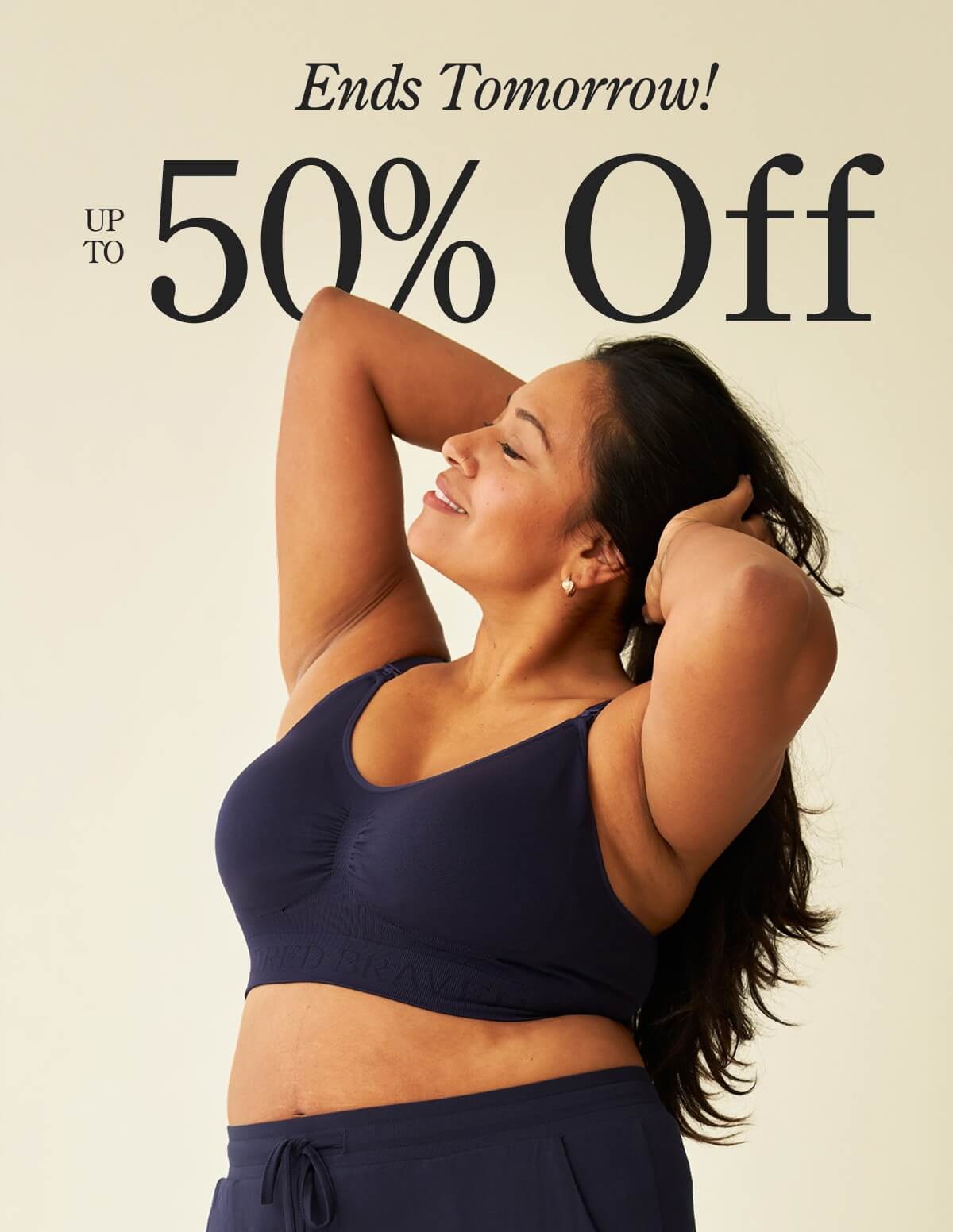 Up to 50% Off Ends Tomorrow