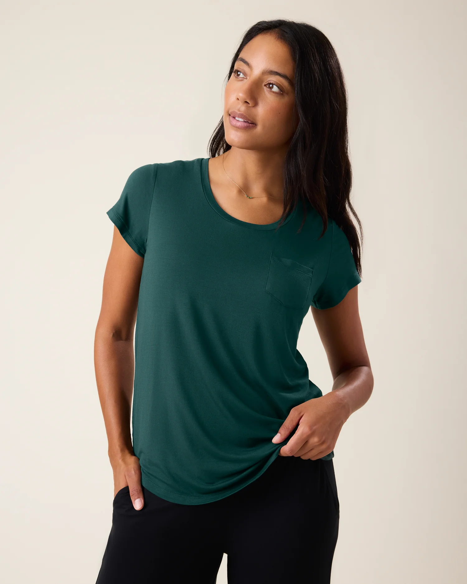 Image of Everyday Maternity & Nursing T-shirt | Evergreen