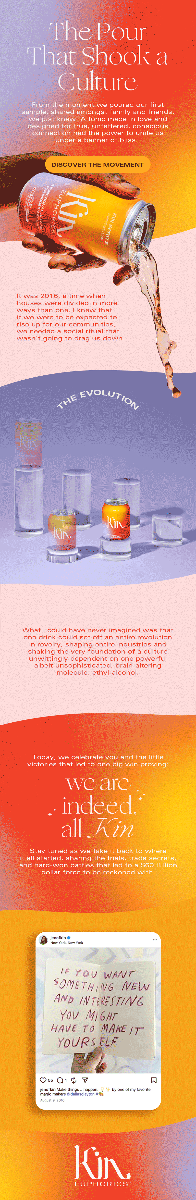 The Pour That Shook A Culture - Discover the Movement