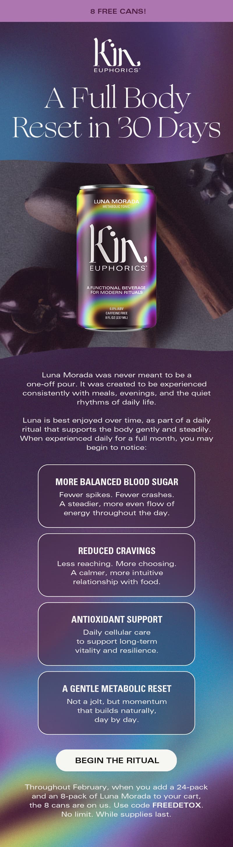 A Full Body Reset in 30 Days. 
