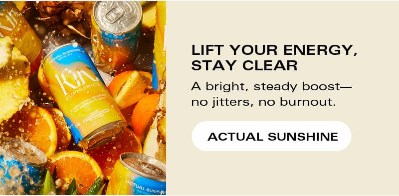 Lift your energy, stay clear with Actual Sunshine