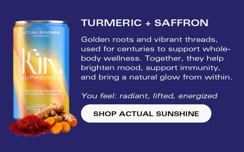 Turmeric + Saffron - Actual Sunshine