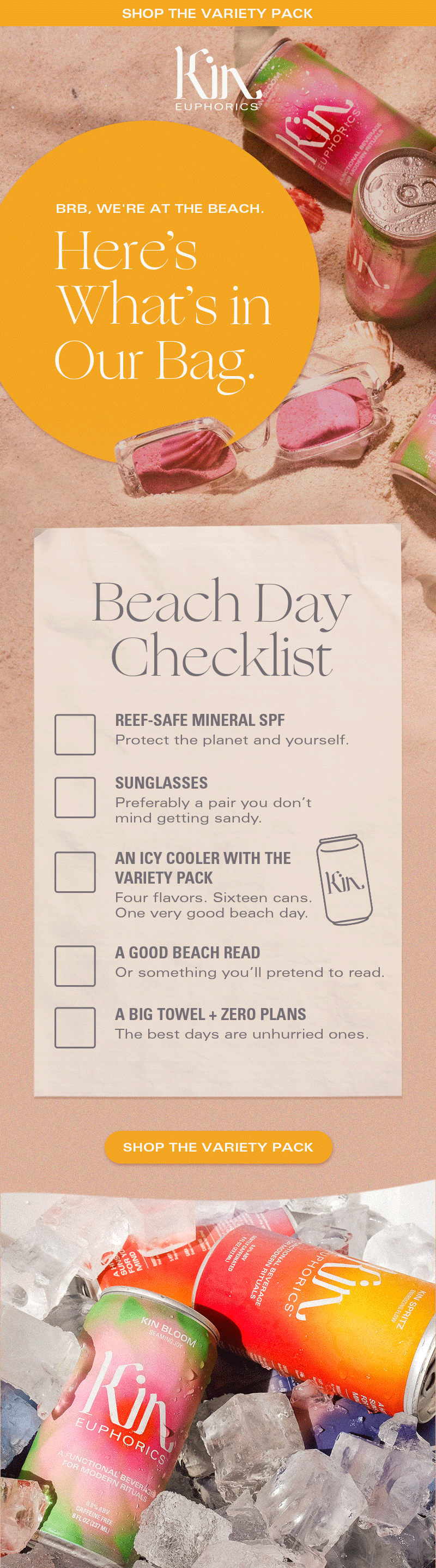 Beach Day Checklist