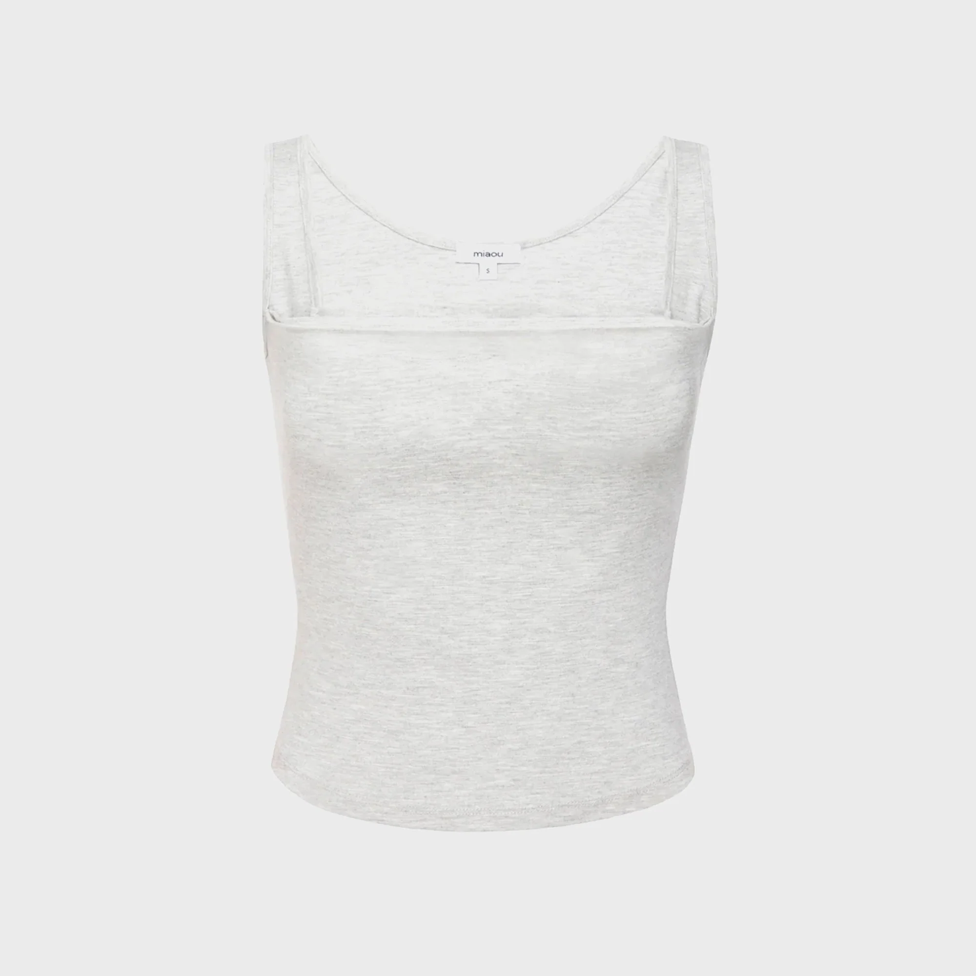 Image of Miaou Luna Top - Heather Grey