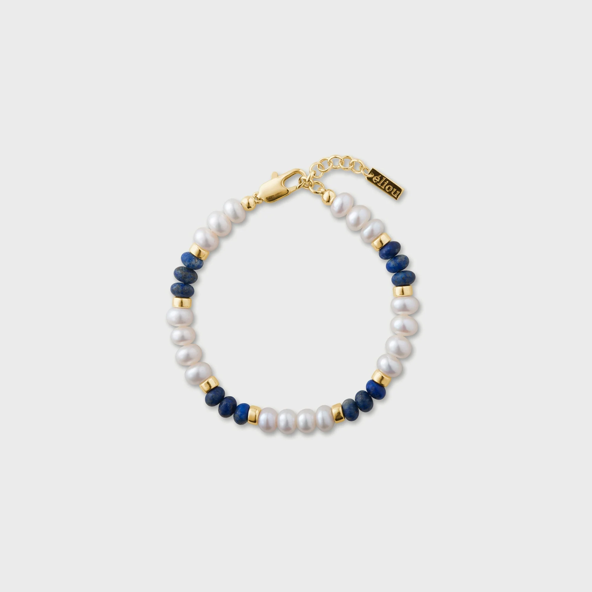 Image of Eliou Kalid Bracelet - Blue / Gold