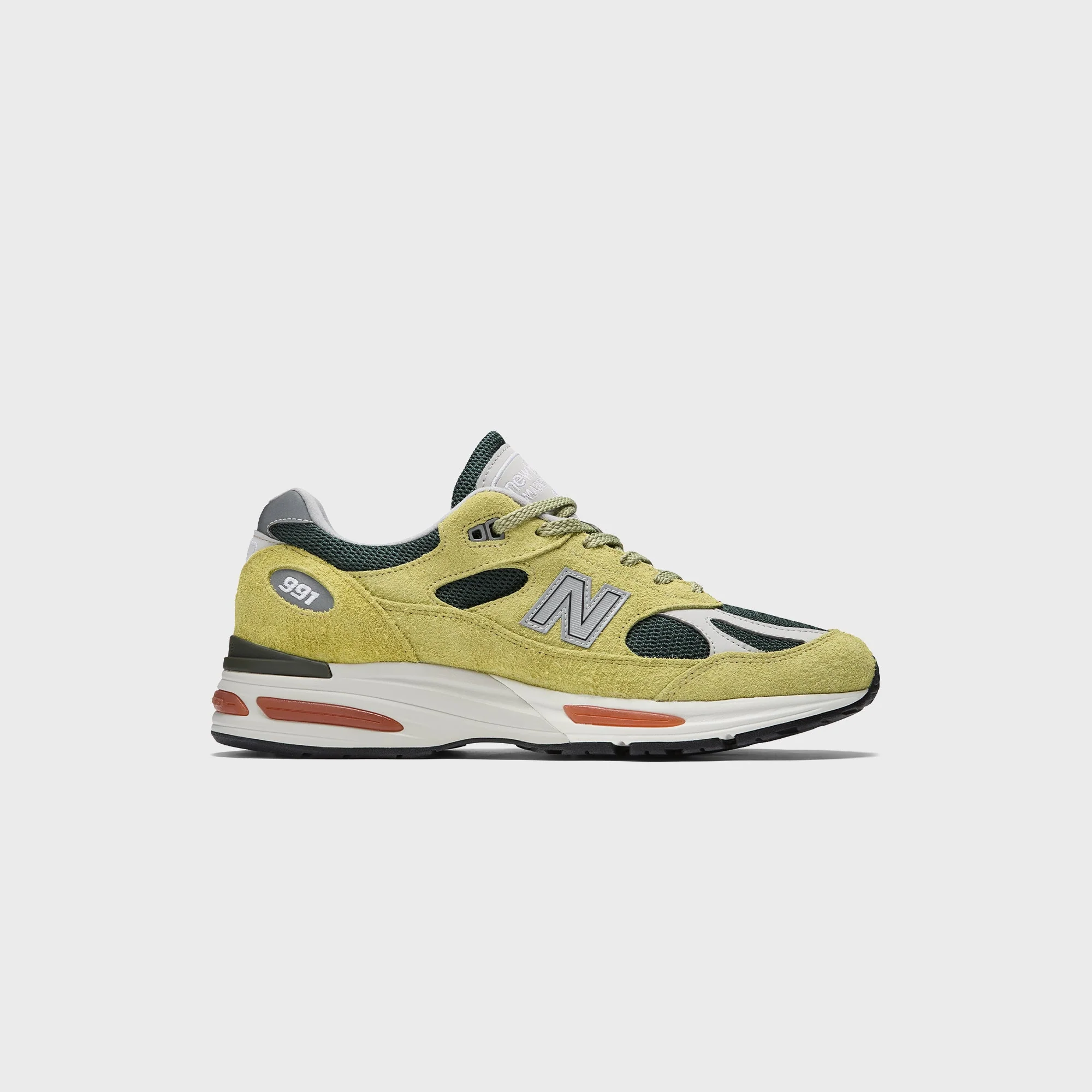 Image of New Balance Made in UK 991v2 - Beechnut / Trekking Green / Oyster Mushroom