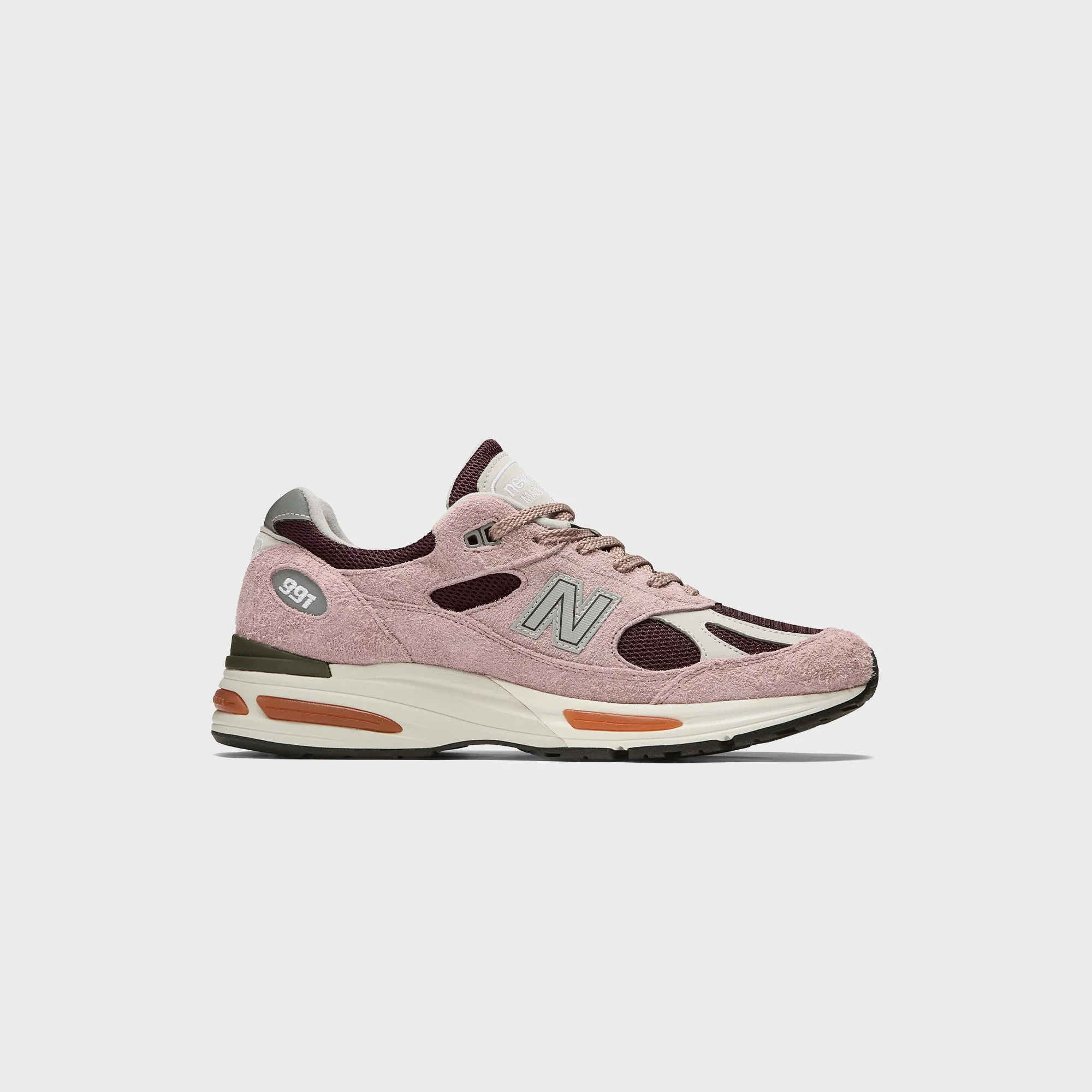 Image of New Balance Made in UK 991v2 - Deauville Mauve / Fig / Oyster Mushroom
