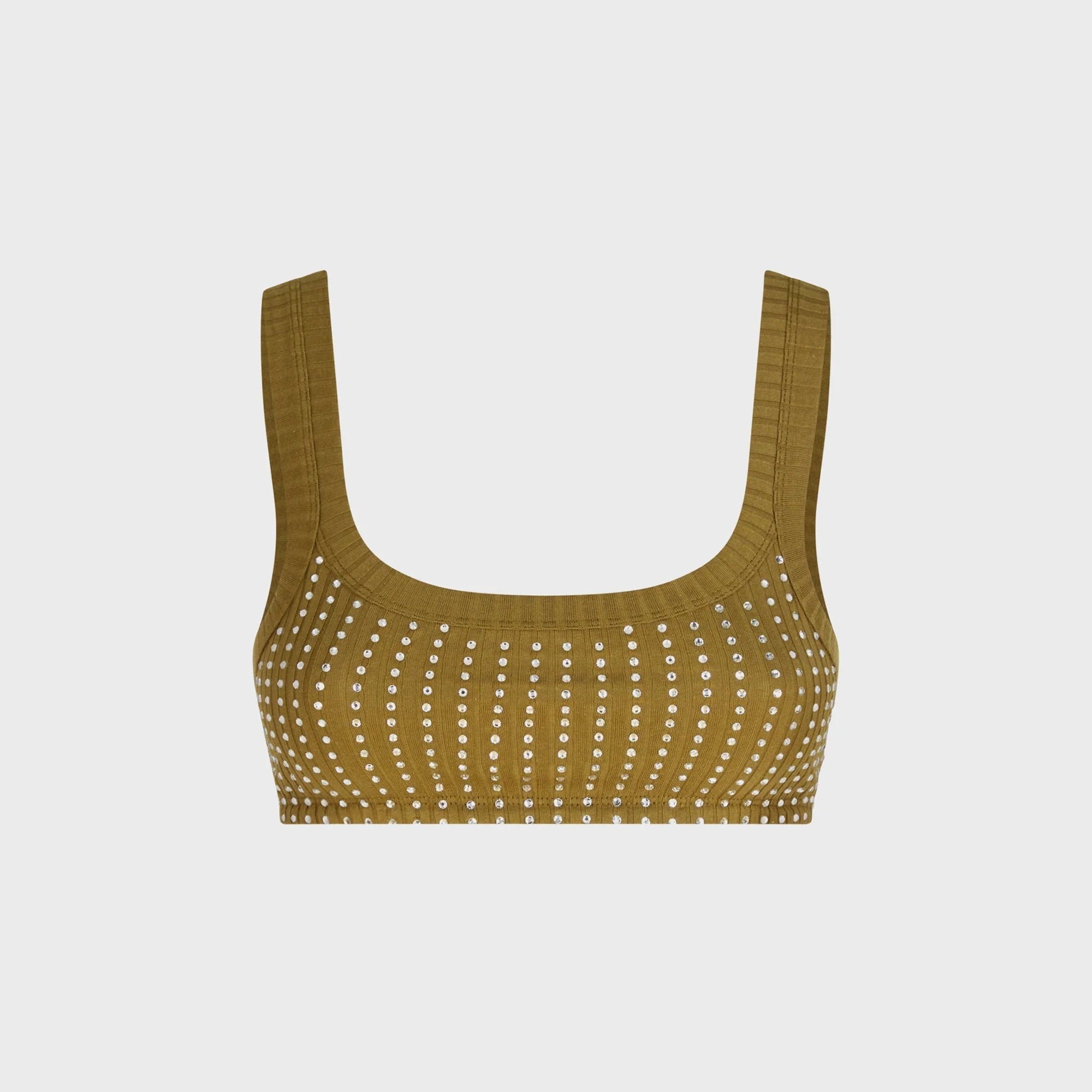 Image of The Attico Bra - Military Green