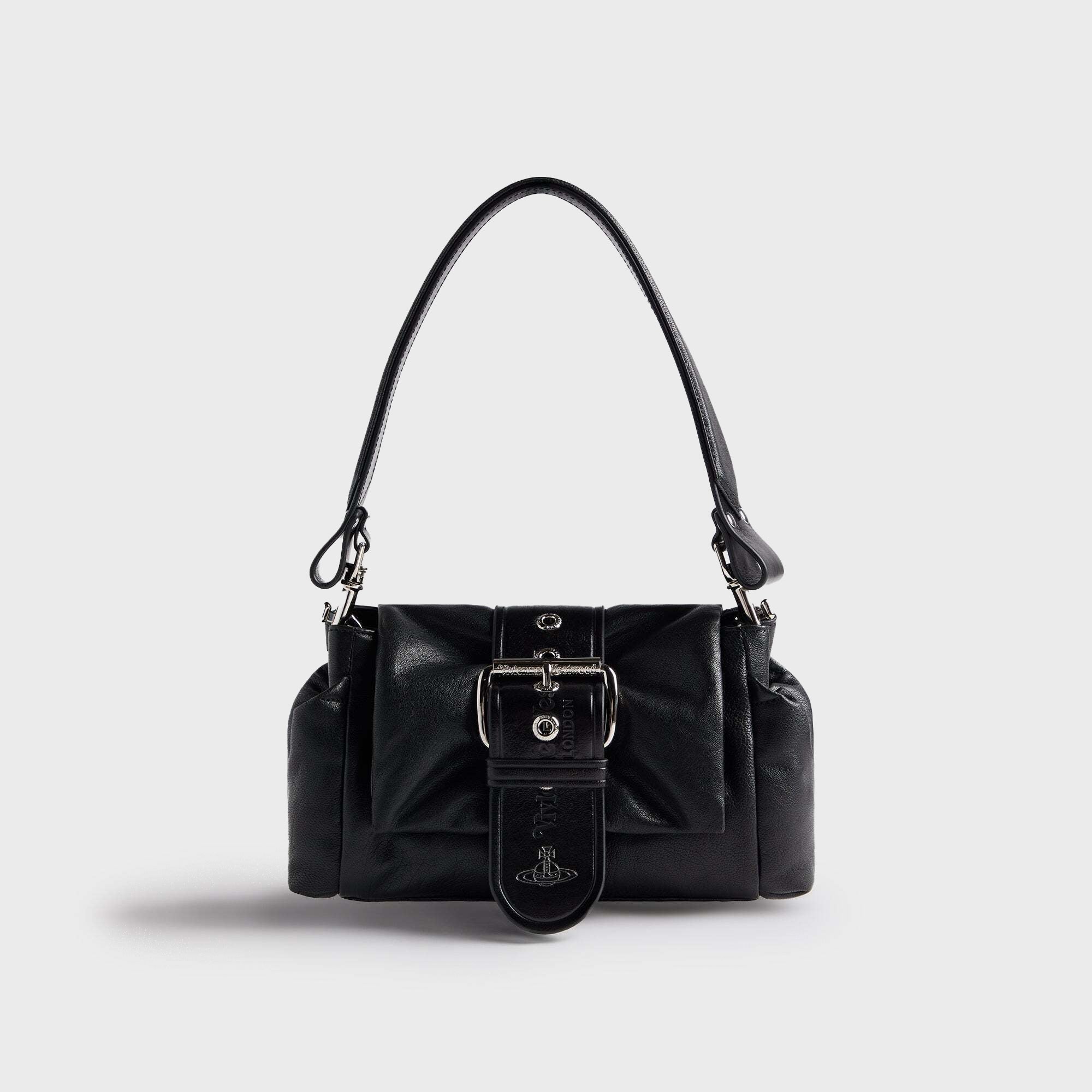 Image of Vivienne Westwood Hazel Treasure Handbag - Black