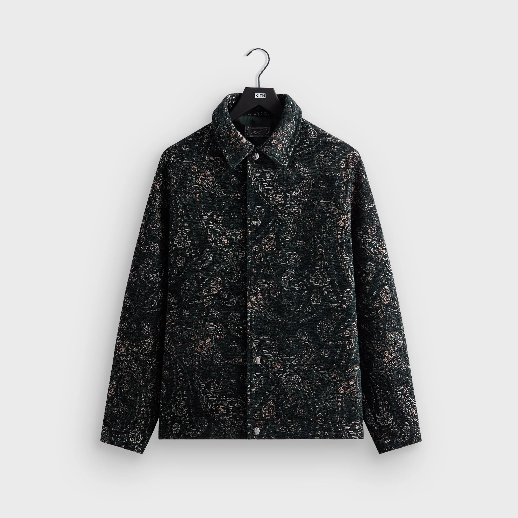Image of Kith Paisley Tapestry Irvin Coaches Jacket - Equestrian