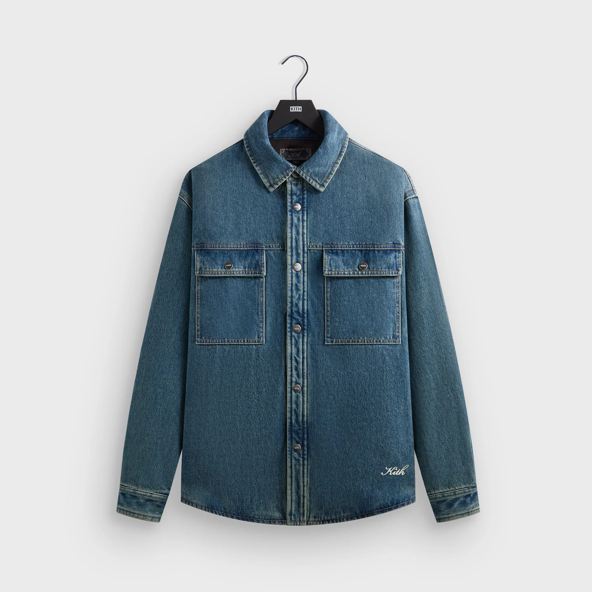 Image of Kith Denim Apollo Shirt Jacket - Luka Wash