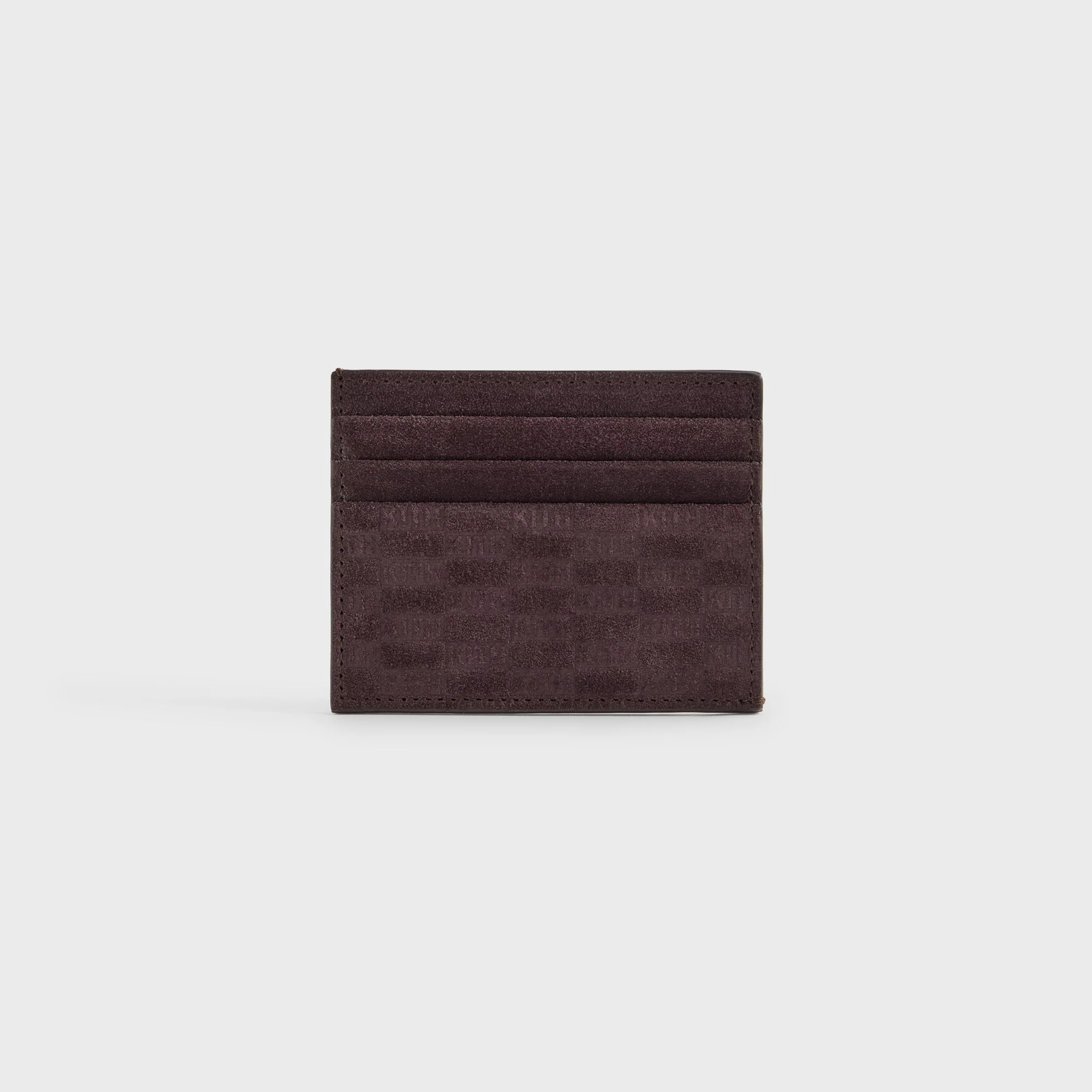 Image of Kith Monogram Suede Card Holder - Incognito