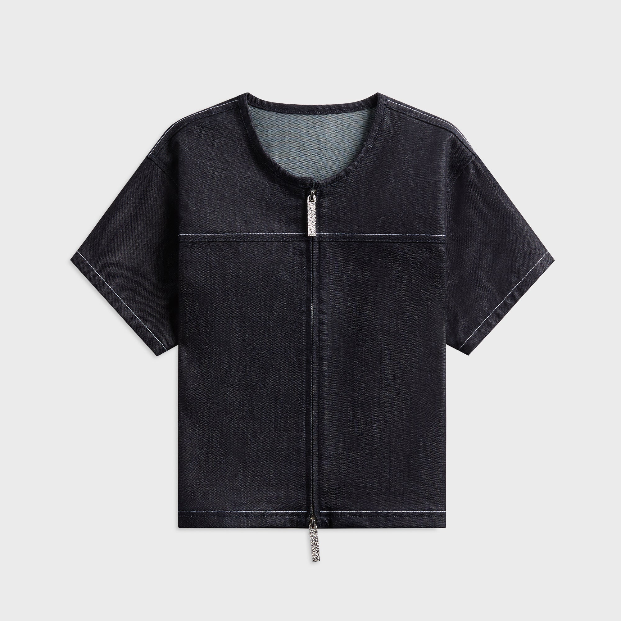 Image of Veneda Carter Toni Top - Denim