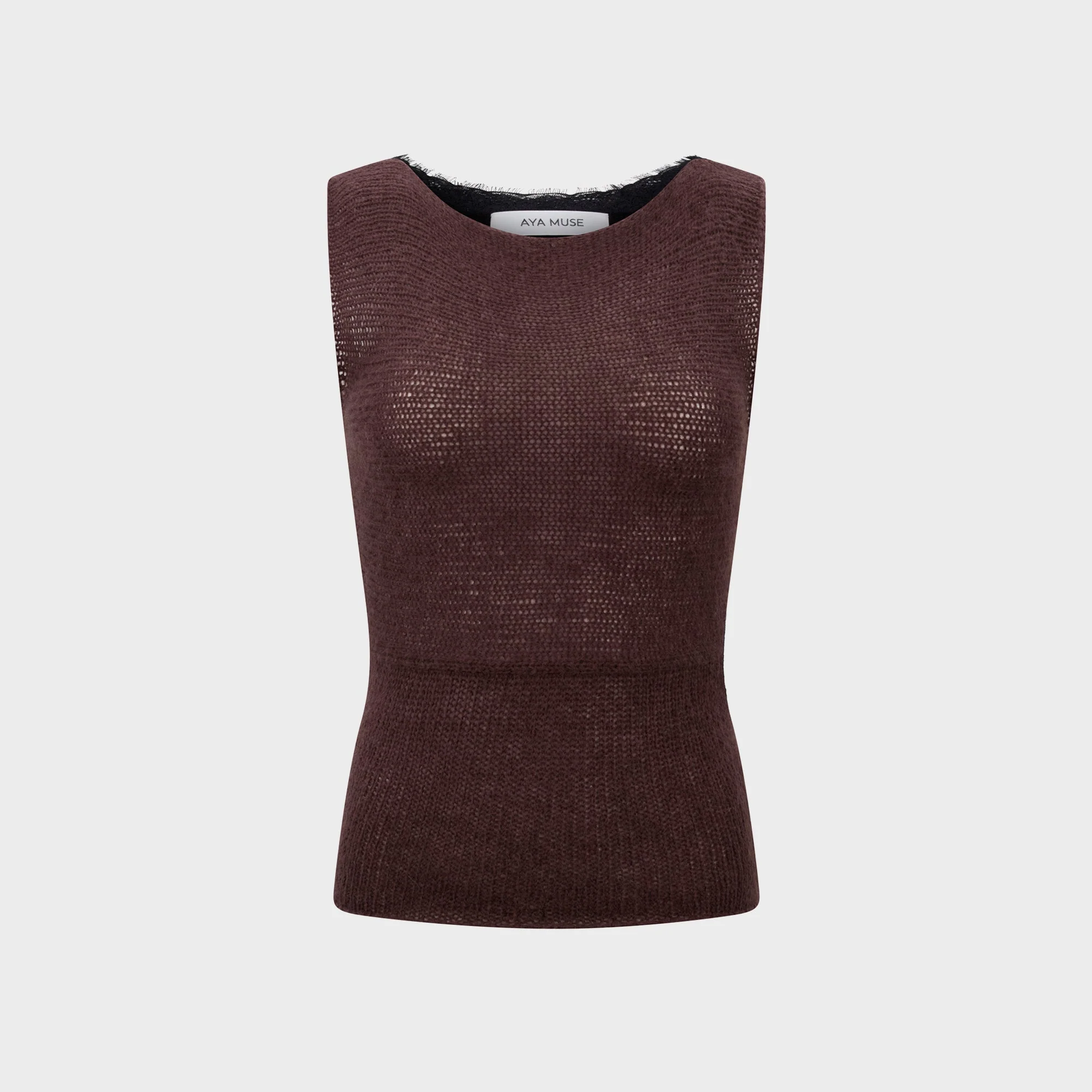Image of Aya Muse Blaine Top - Cocoa