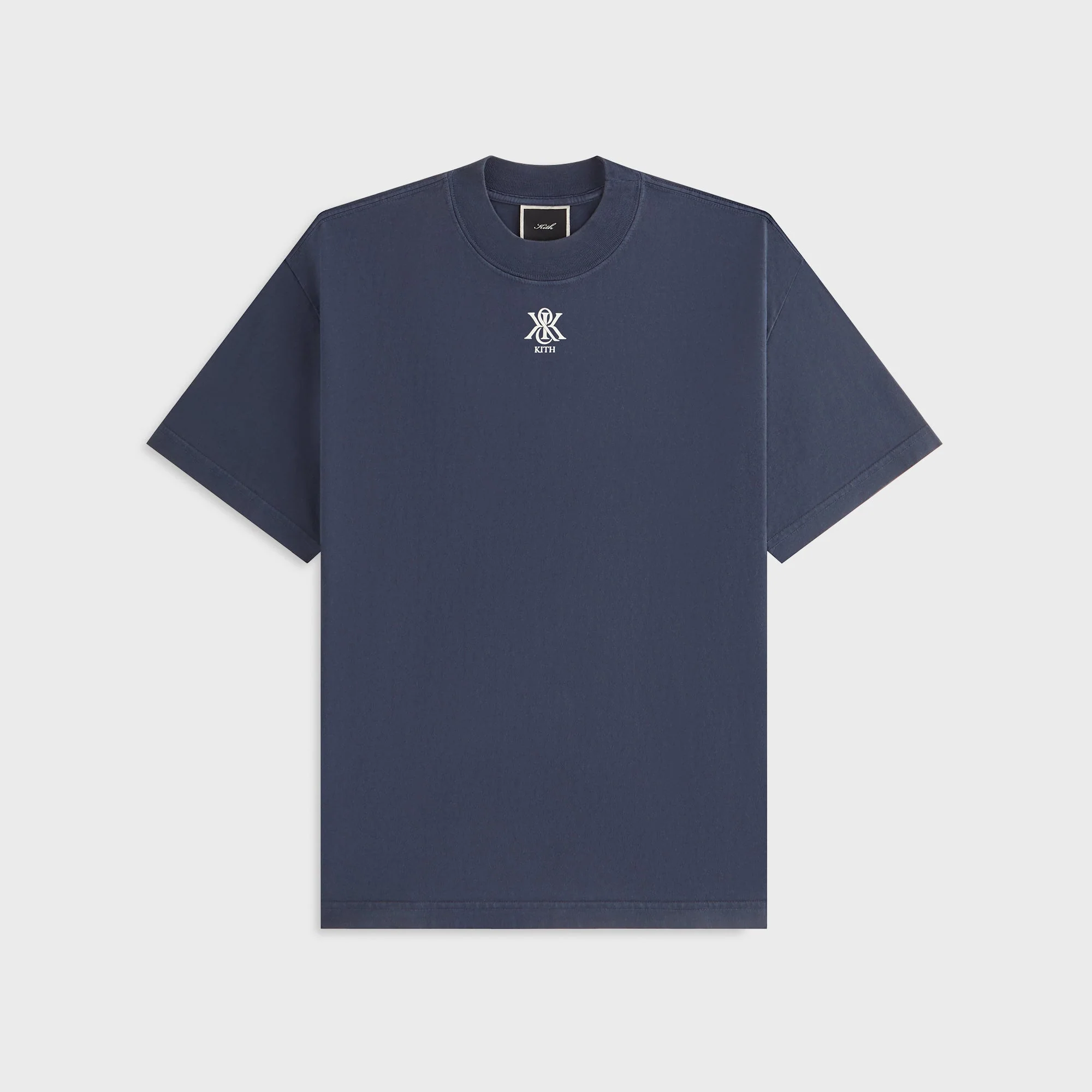 Image of Kith Women Mock Neck Vintage Tee - Nocturnal