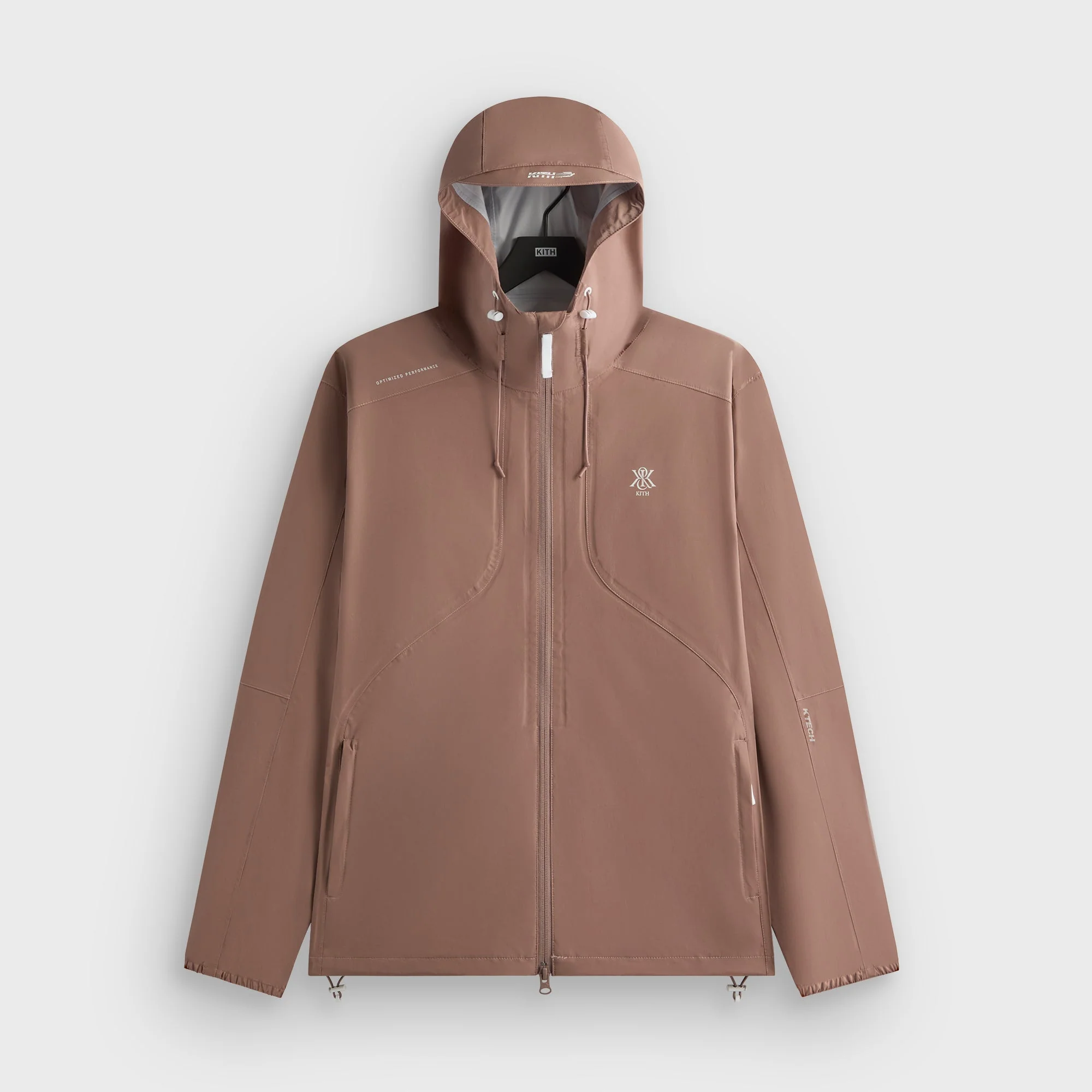 Image of Kith Bonded Nylon Bolt Jacket - Dusty Mauve