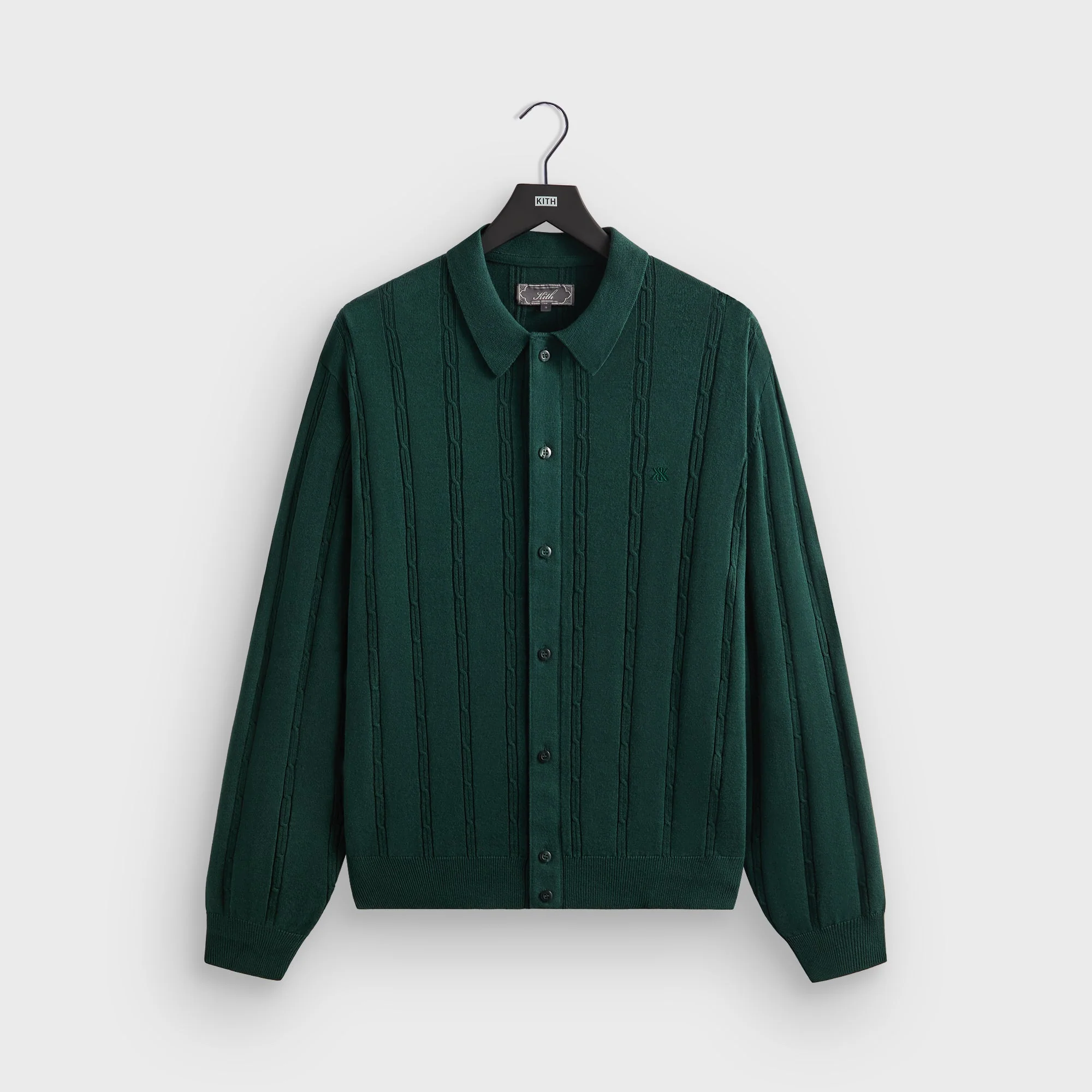 Image of Kith Long Sleeve Tilden Button Up - Stadium