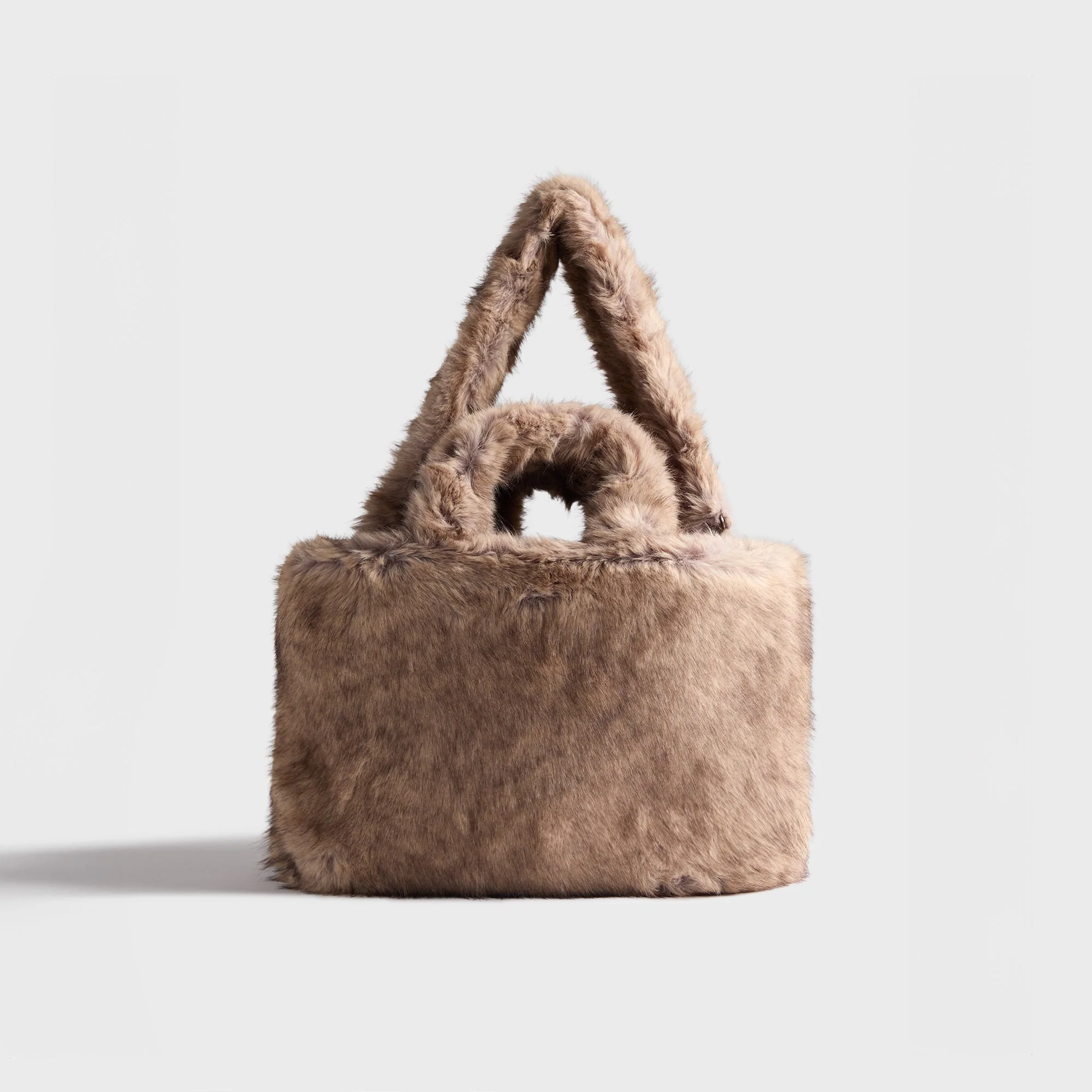 Image of Stand Studio Livi Fur Tote - Natural