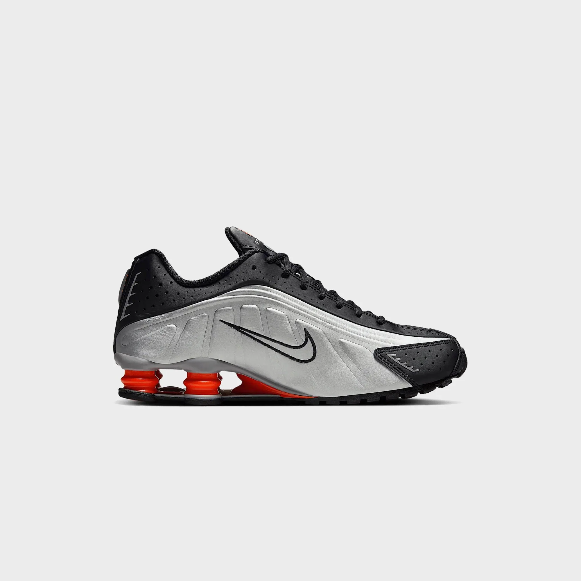 Image of Nike Shox R4 - Metallic Silver / Black / Picante Red / Metallic Silver