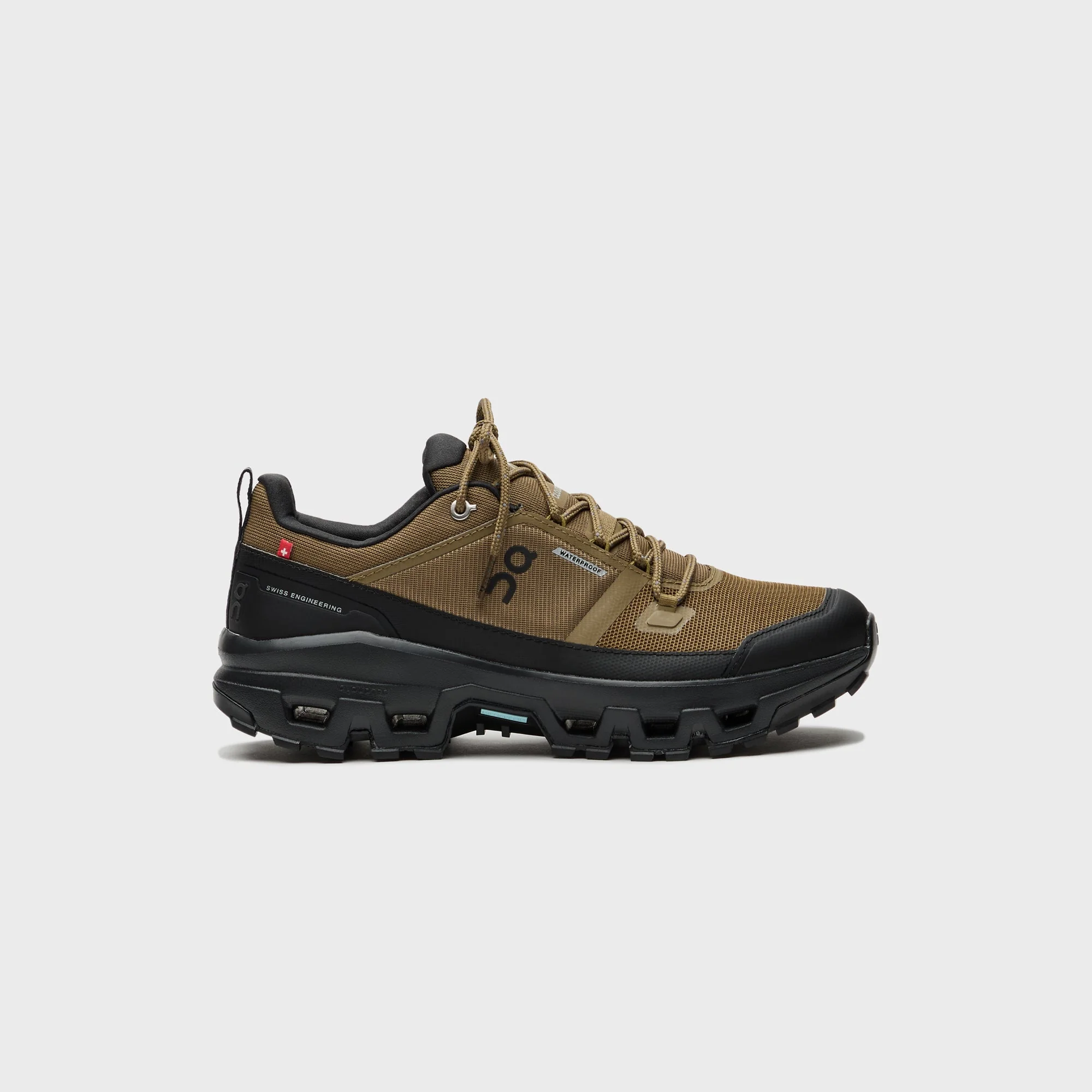 Image of On Running Cloudrock Low WP - Hunter / Black