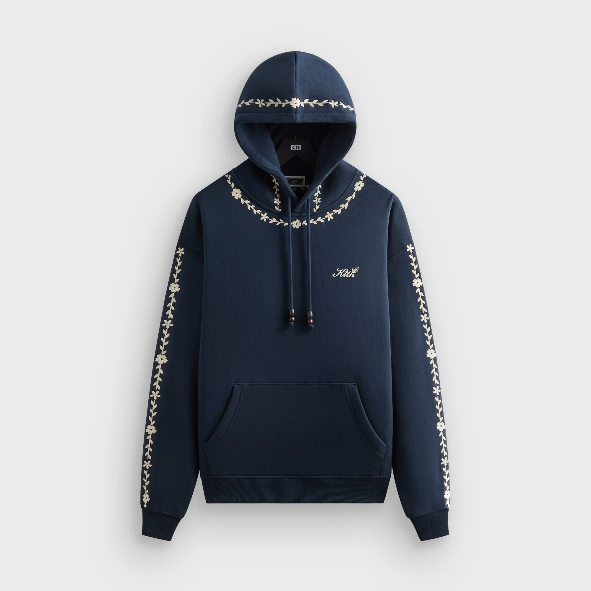 Image of Kith Artisanal Floral Nelson Hoodie - Nocturnal