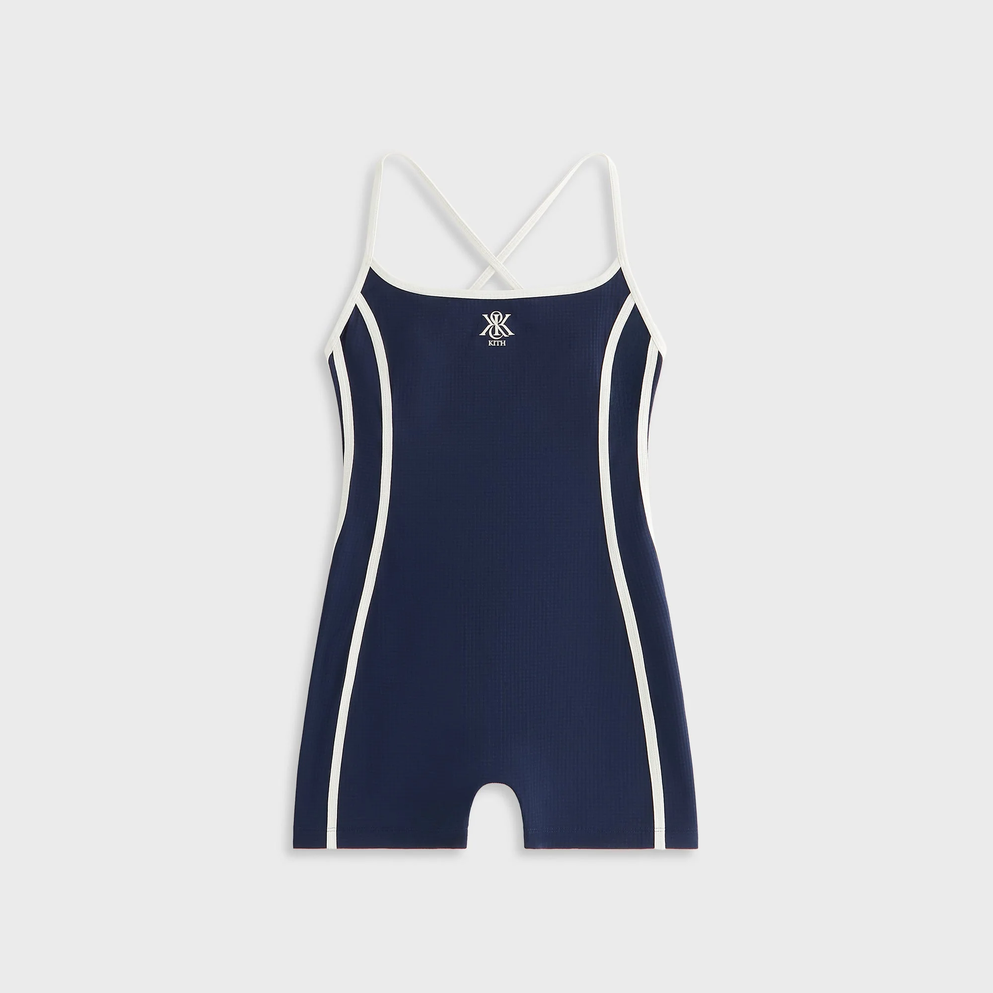 Image of Kith Women Remi Cross Back Romper - Nocturnal