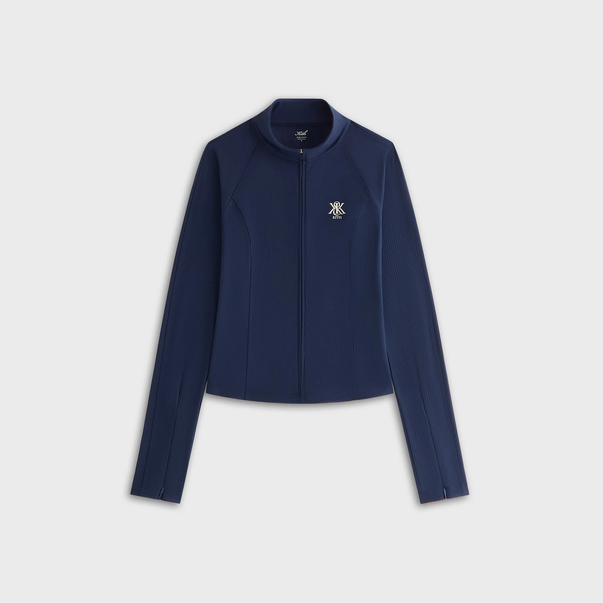 Image of Kith Women Alida Active Zip Top - Nocturnal