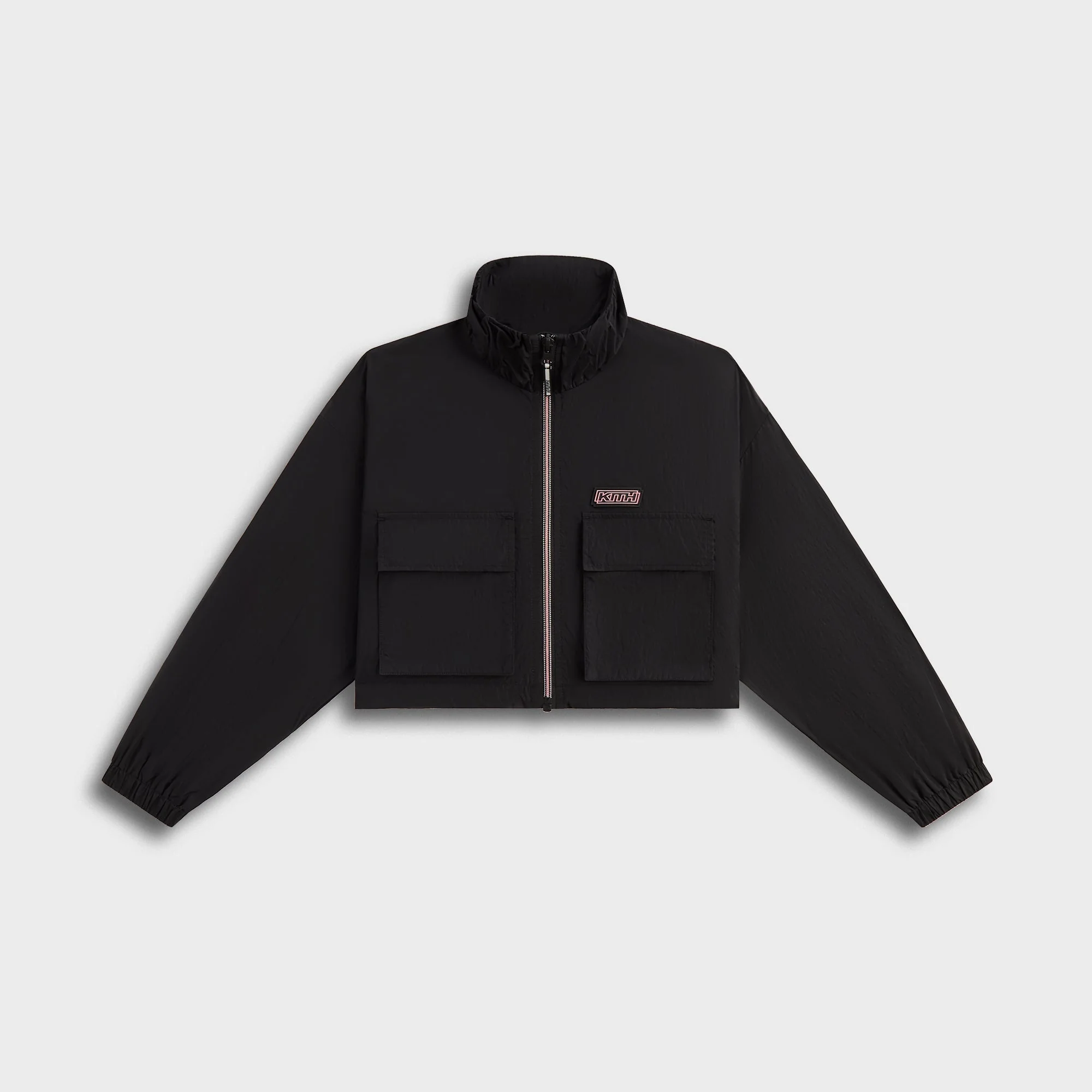 Image of Kith Kids Raena Cropped Track Jacket - Black